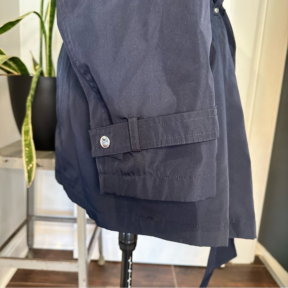 Croft and Barrow Rain Jacket, Size 1X navy - Picture 5 of 15